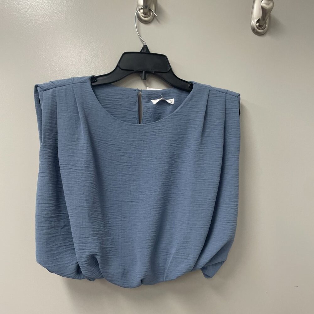 NWT Shop Neighbor Blue Women's Top SZ S-